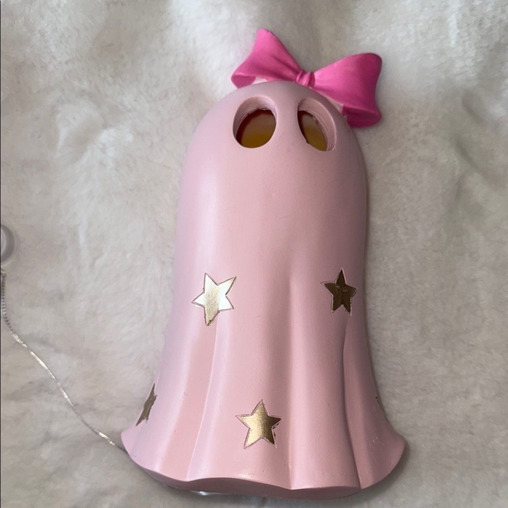 Pink bow Halloween light up ghost 🎀👻
